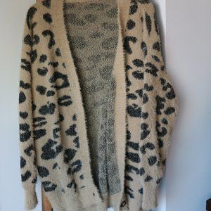 Cheetah Print Cardigan